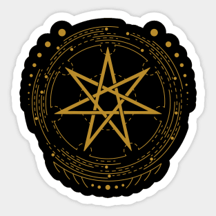 Faery Star | Setogram | Pagan Symbol Sticker